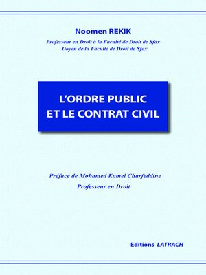 cover image of L'Ordre Public et le Contrat Civil